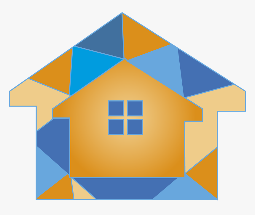 House Real Estate Colors Free Picture - Triangle, HD Png Download, Free Download