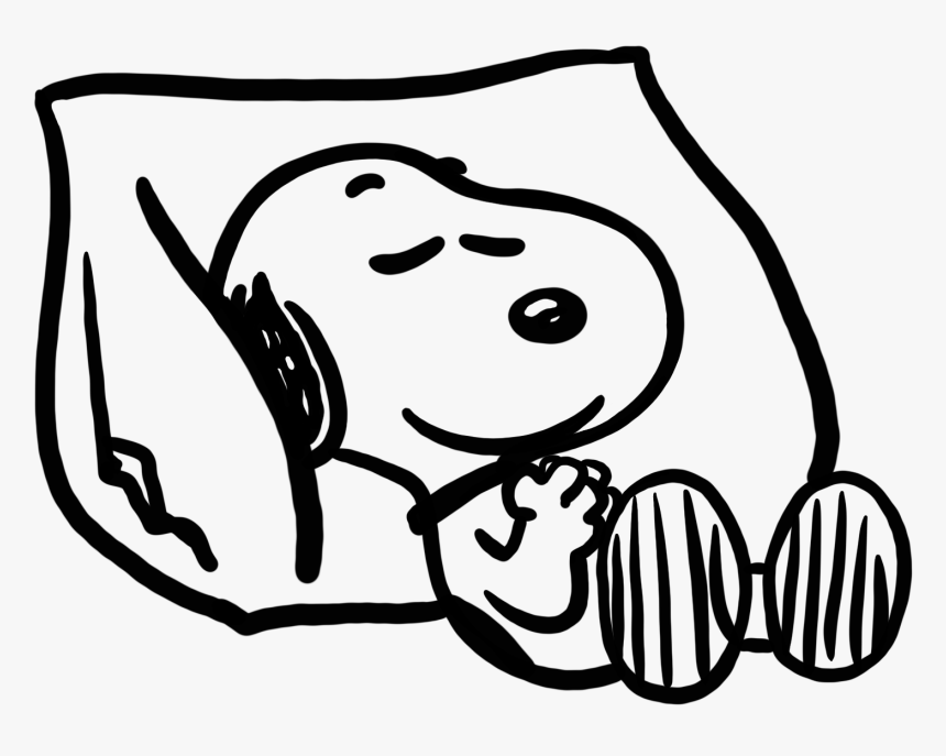 #snoopy #pillow #sleeping #nap #asleep #freetoedit - Napping Black And