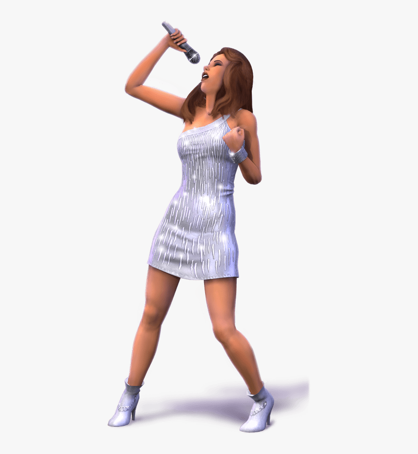The Sims Singing Girl - Sims 3 Sims Png, Transparent Png, Free Download
