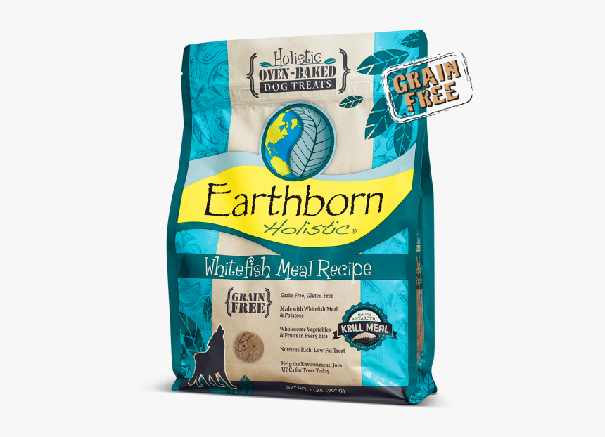 Whitefish Meal Recipe Bag - Earthborn Holistic Dog Treats, HD Png Download, Free Download
