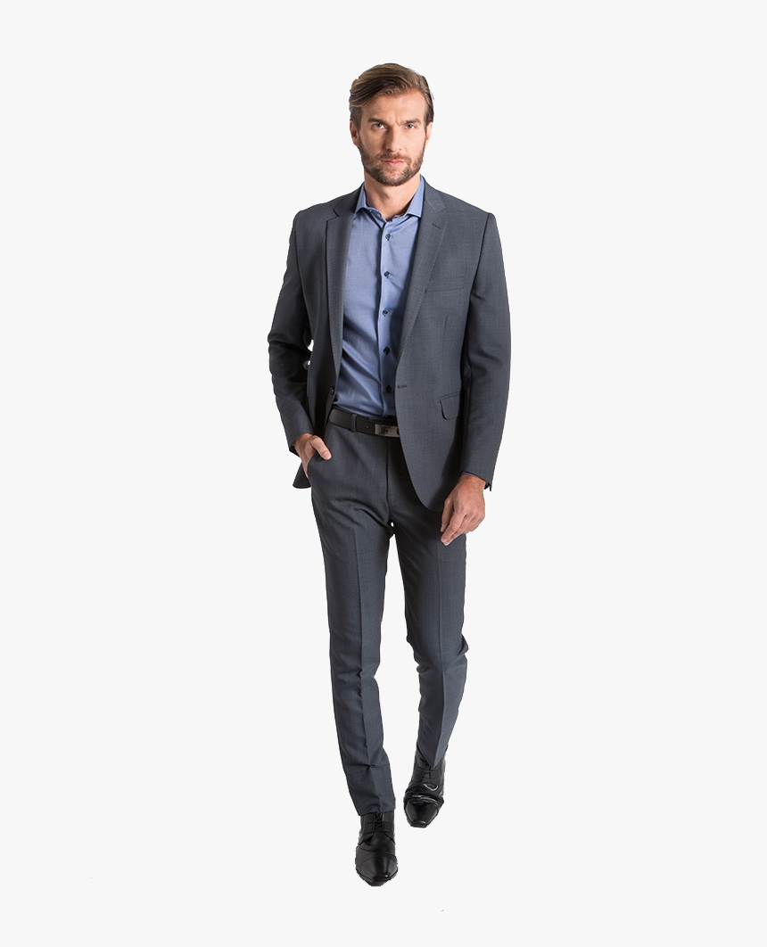 Transparent Terno Png - Dark Grey Suit Slim Fit, Png Download, Free Download