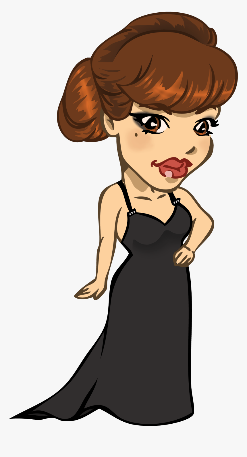 Female Hollieyourweddingsinger If You Are Any Kind - Female Singer Cartoon, HD Png Download, Free Download