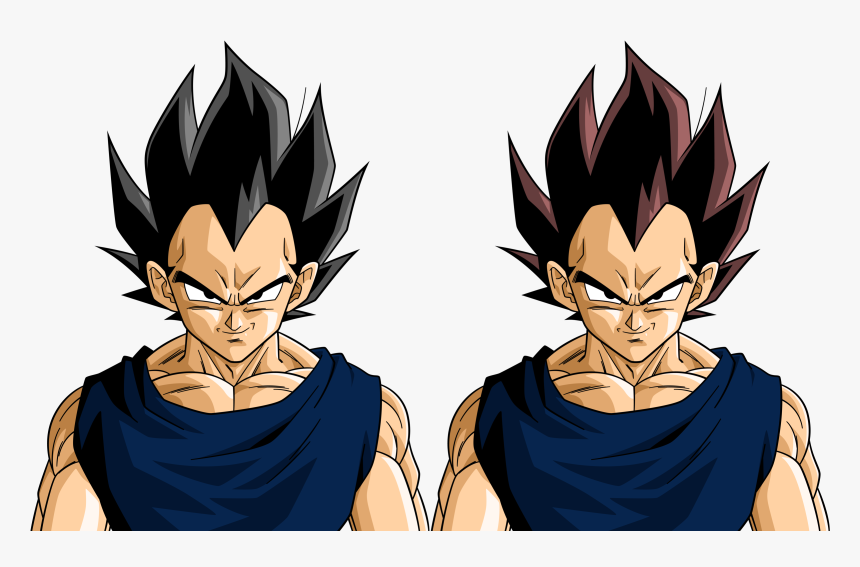 Dragonball Vegeta Hair Colour - Vegeta Hair, HD Png Download, Free Download