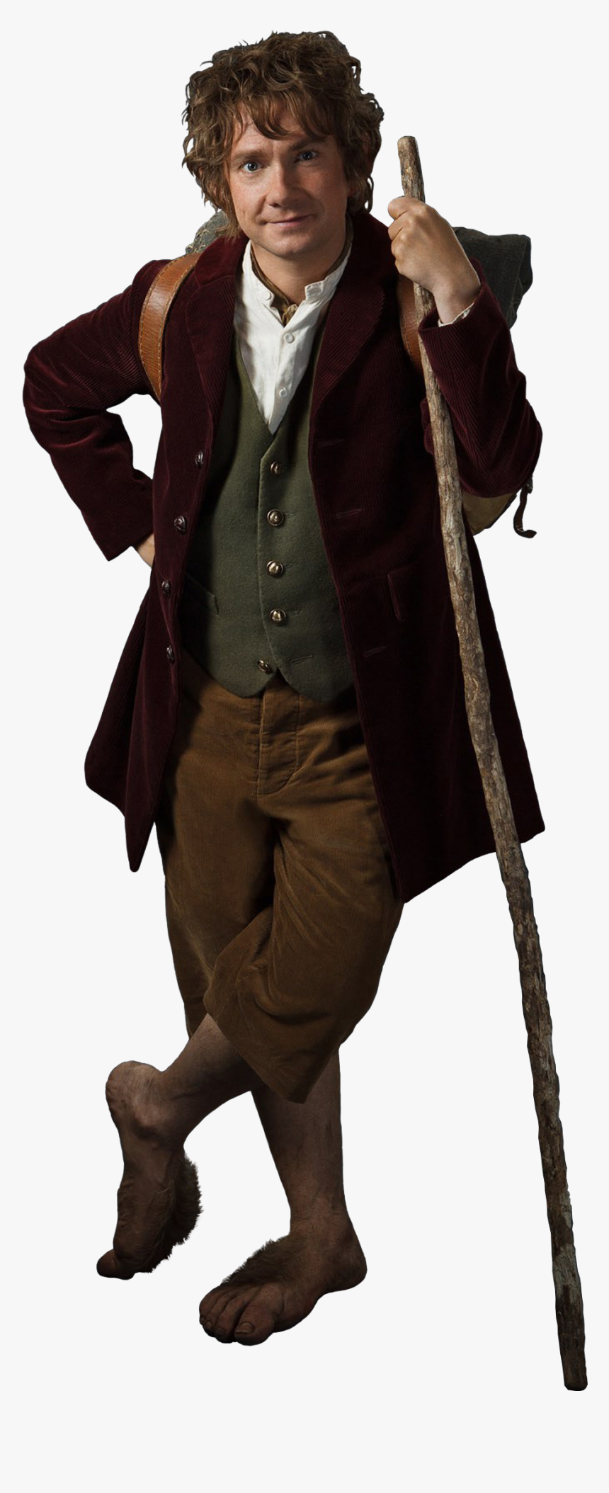 Bilbo Baggins The Hobbit - Bilbo Baggins - The Hobbit Movie Cardboard Stand Up, HD Png Download, Free Download