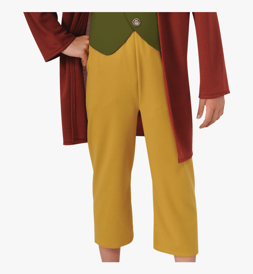 The Hobbit Boys Bilbo Baggins Costume - Gandalf And Hobbit Costume, HD Png Download, Free Download