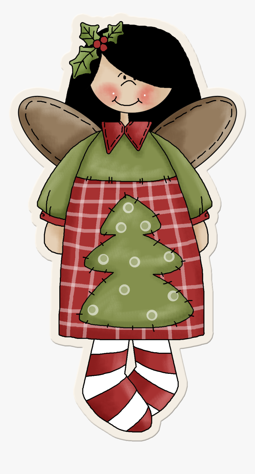 Transparent Christmas Angel Png - Cute Country Christmas Clipart, Png Download, Free Download