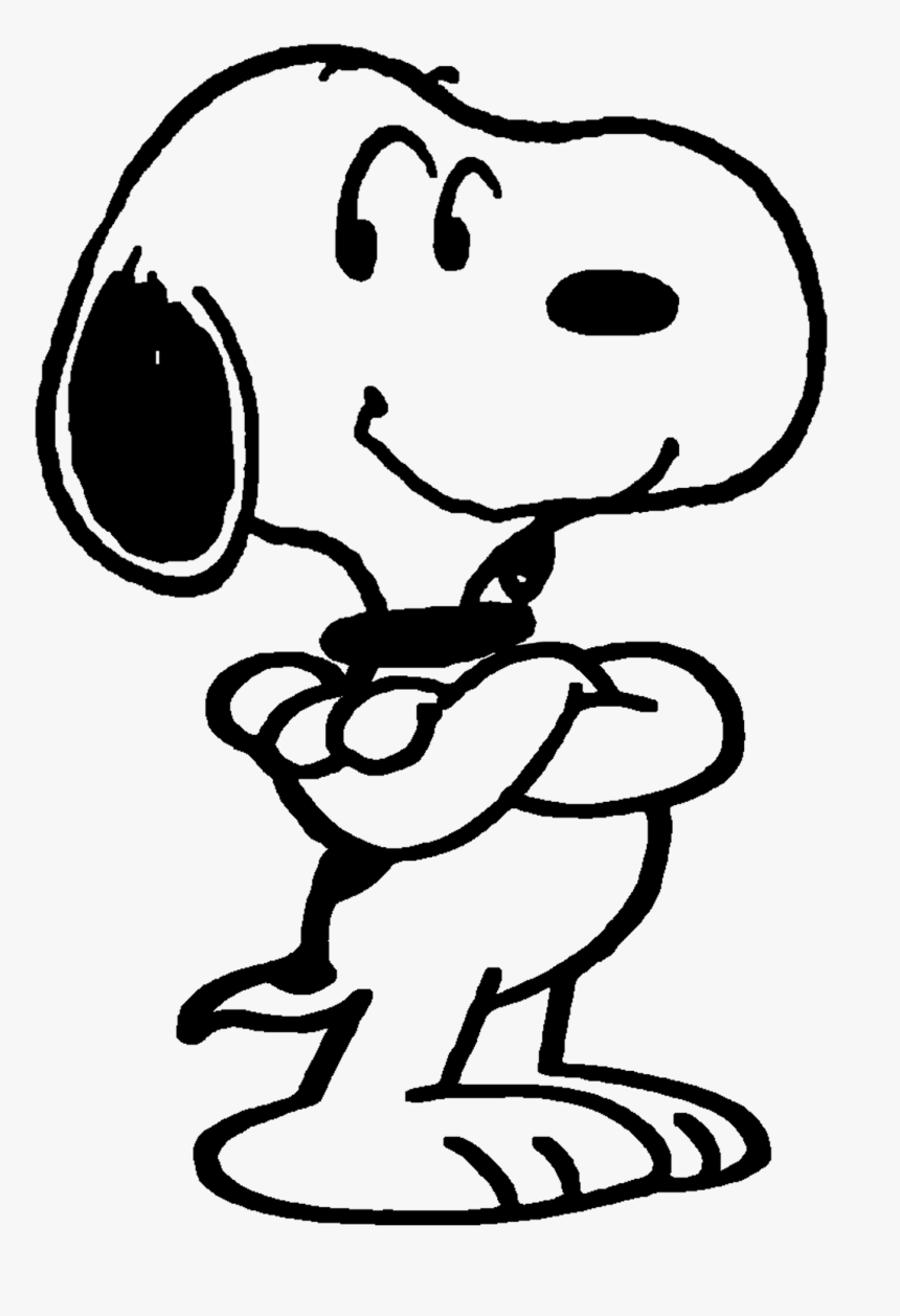 Transparent High Five Clipart - Snoopy Smiling, HD Png Download, Free Download