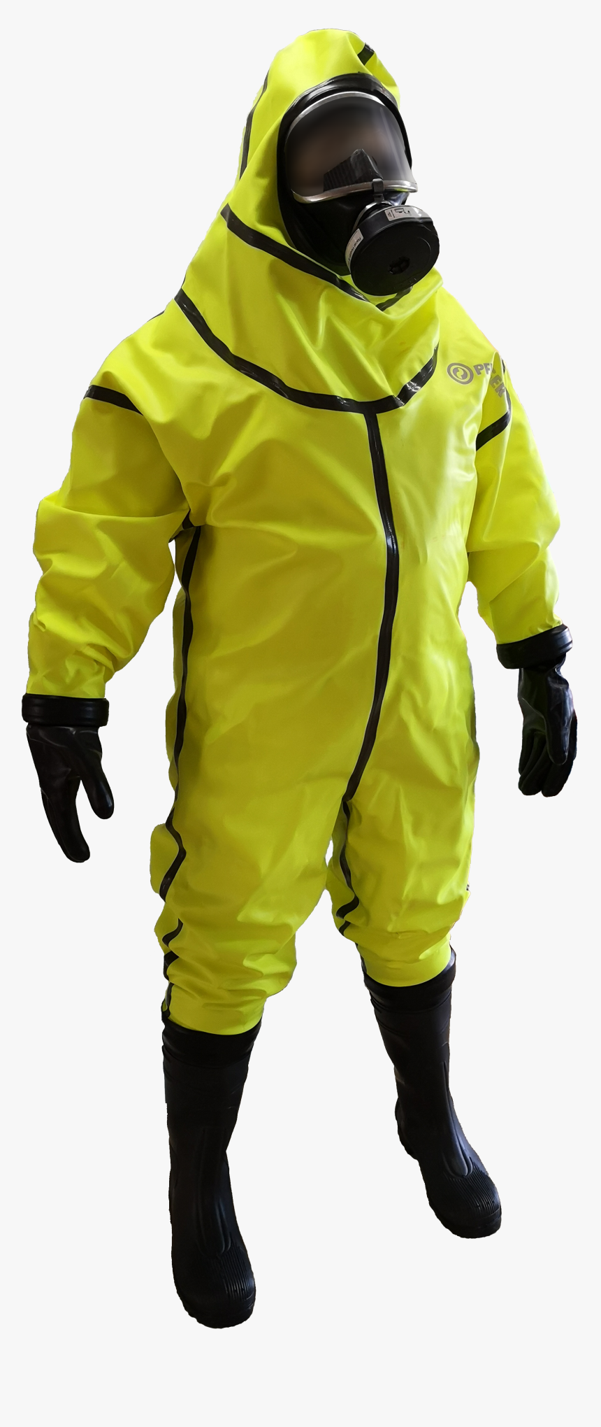 Yellow Hazmat Suit Png, Transparent Png, Free Download