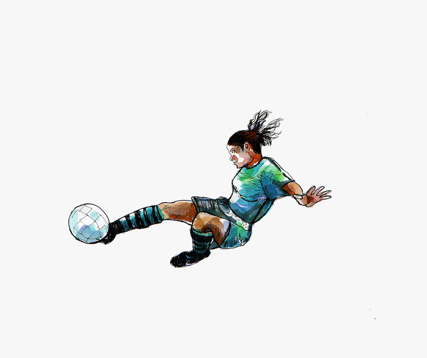 My Daughter Is The Only Girl On Her Soccer Team - Cartoon, HD Png Download, Free Download