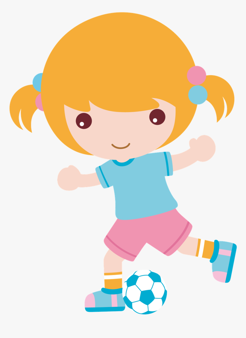 Minus Soccer Ball, Women"s Football, Football Cakes, - Jogadora De Futebol Desenho, HD Png Download, Free Download
