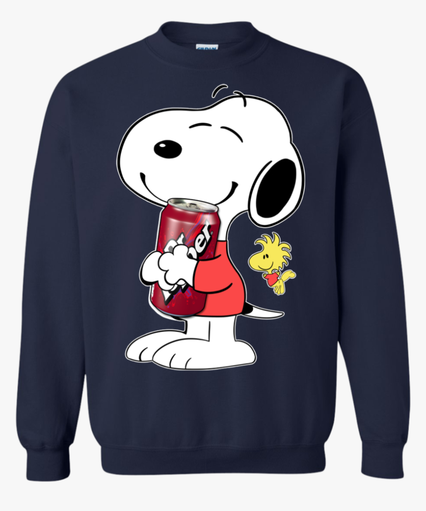 Cute Snoopy Hug Mountain Dew Can Funny Drinking Shirt - Sometimes I Just Need A Hug, HD Png Download, Free Download