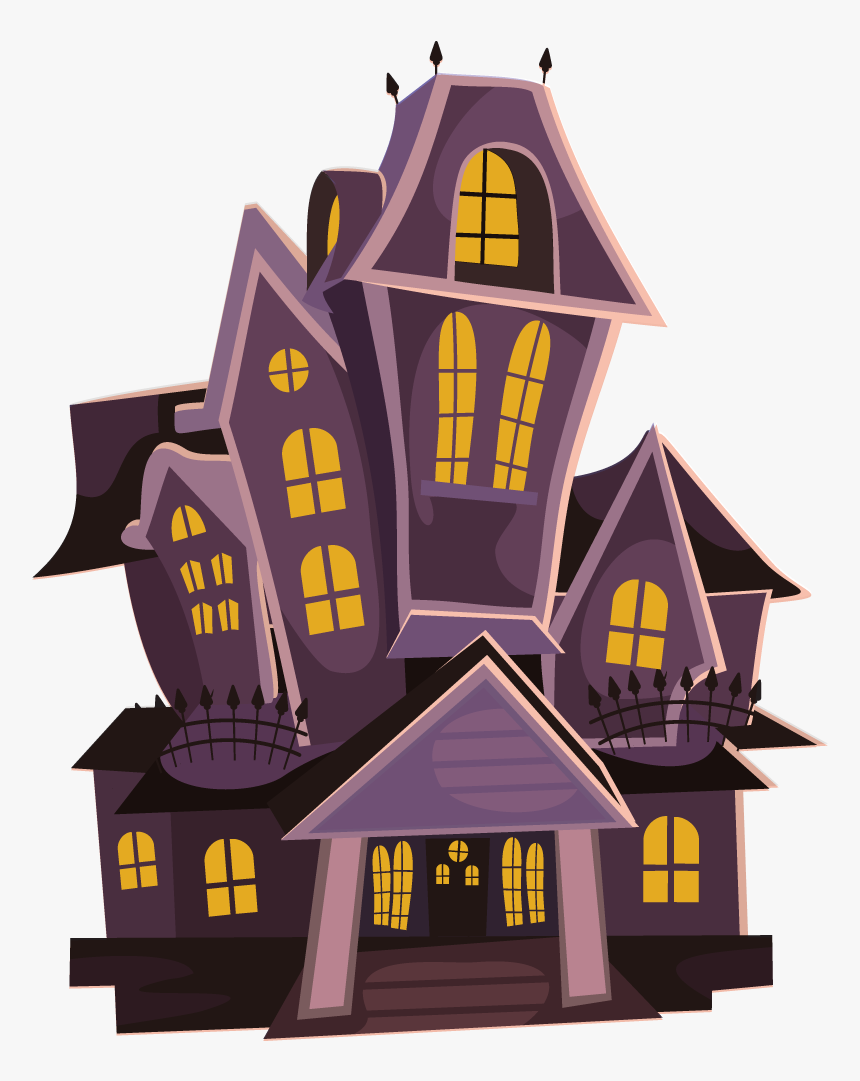 Halloween Haunted House Clipart, HD Png Download, Free Download