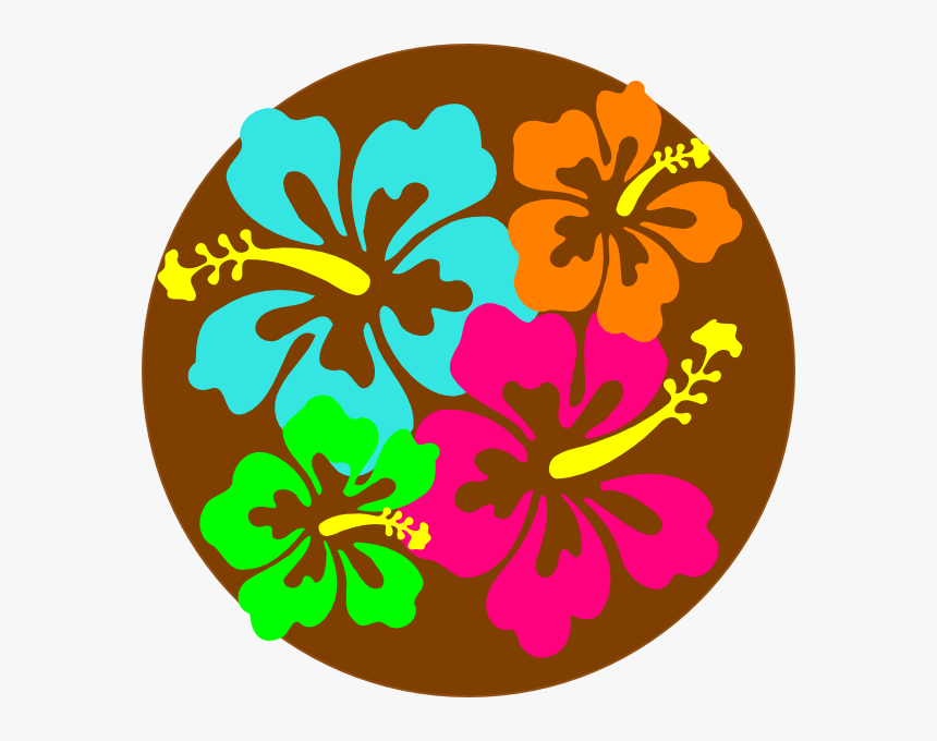 28 Collection Of Hawaiian Flower Clipart Border - Imagen Flor Hawaiana Png, Transparent Png, Free Download