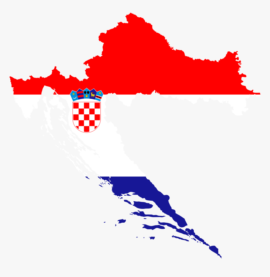 Transparent Map Clipart Png - Croatia Flag Country, Png Download, Free Download