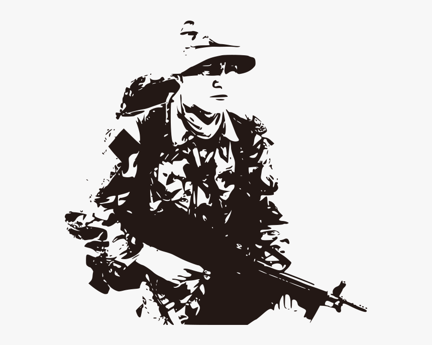 Wall Decal Army Soldier Military - Military Wall Graphic Design, HD Png Download, Free Download