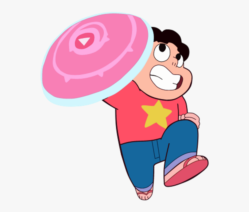 Steven Universe Holding His Shield - Steven Universe With Shield, HD Png Download, Free Download