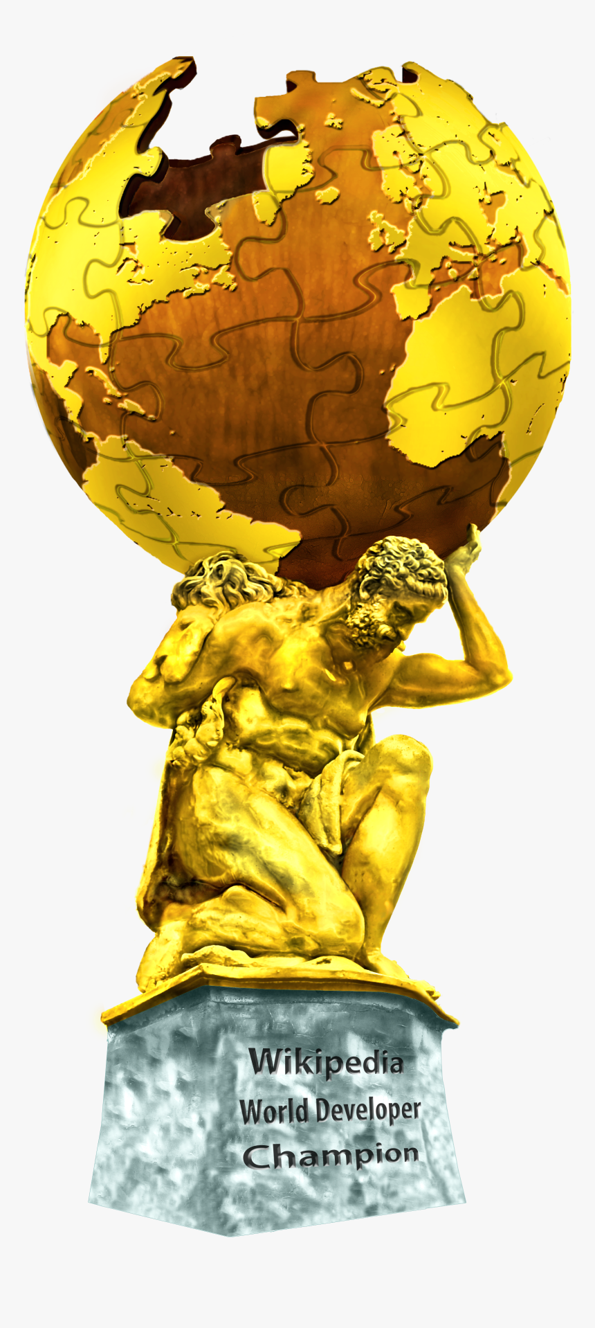 Atlas Trophy Bronze - Atlas Png, Transparent Png, Free Download