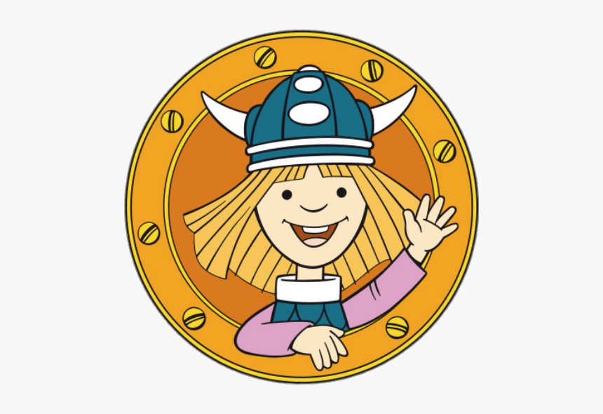 Vic The Viking Shield - Vicky The Viking Cartoon, HD Png Download, Free Download