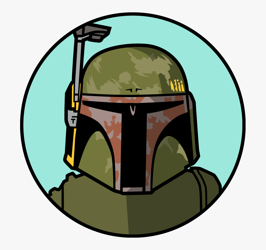 Clipart Boba Fett Head, HD Png Download, Free Download