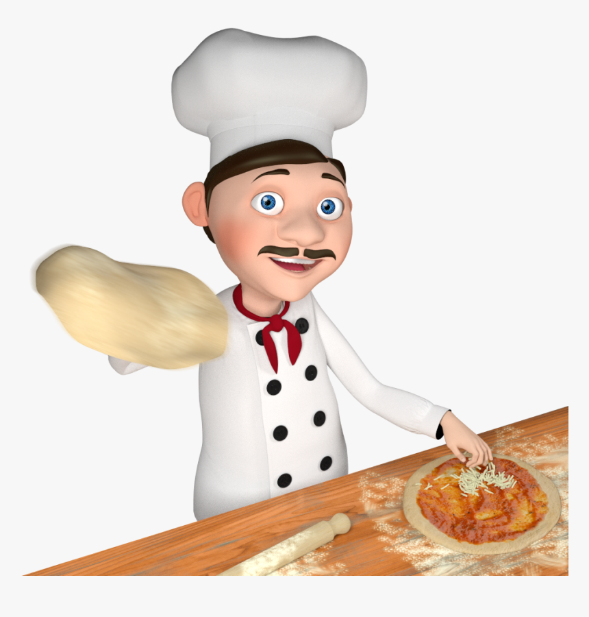Transparent Pizza Chef Png - Chef 3d Png, Png Download, Free Download