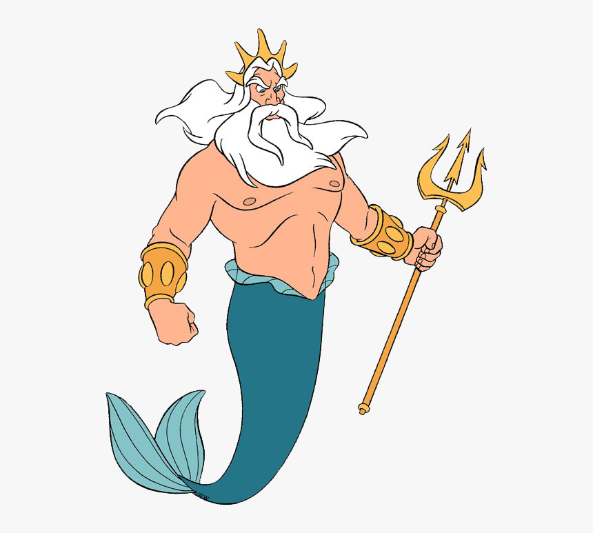 King Triton Disney Hd Png Download Kindpng