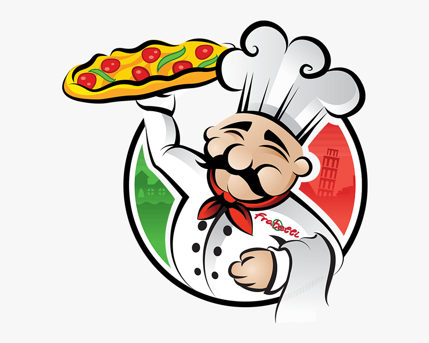 Pizza Chef Vector - Italian Pizza Chef Png, Transparent Png, Free Download