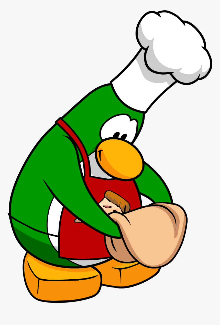 Club Penguin Pizza Penguin - Club Penguin Pizza Man, HD Png Download, Free Download