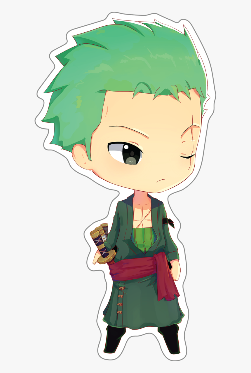 Zoro One Piece Chibi, HD Png Download, Free Download