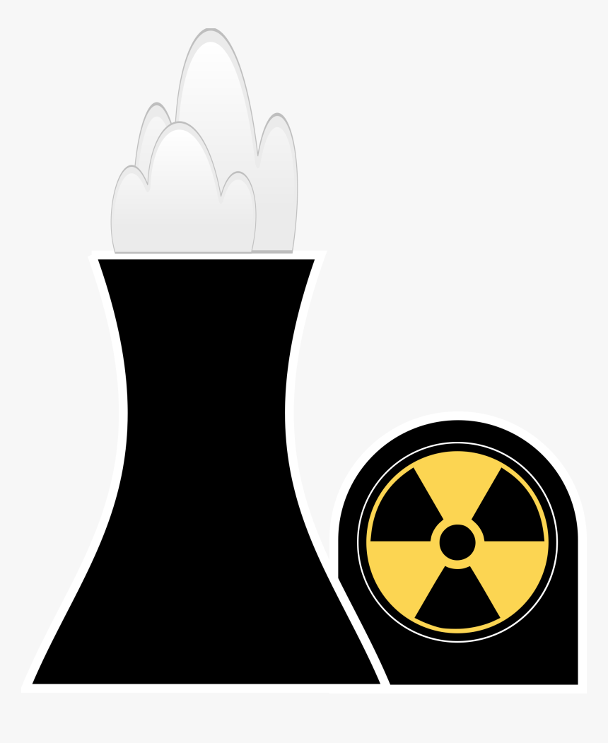 This Free Icons Png Design Of Nuclear Plant Black - Transparent Nuclear Power Plant, Png Download, Free Download