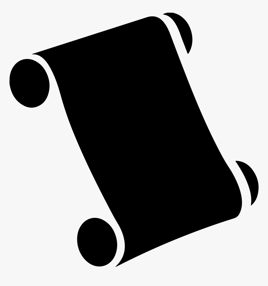 Black Scroll Png - History Black Logo Png, Transparent Png, Free Download