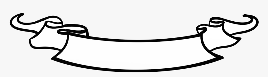 Banner Scroll Png - Black And White Scrolls, Transparent Png, Free Download