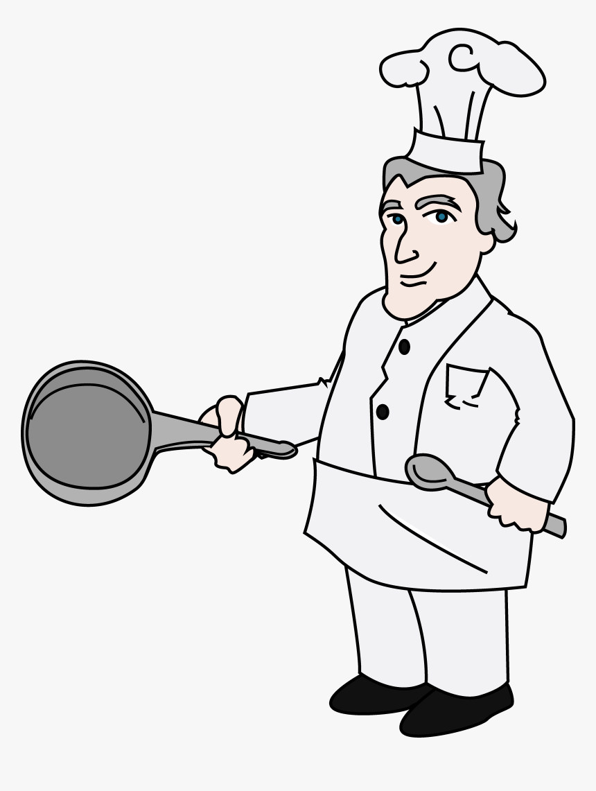 Chef Clipart Illustration - Cooking Chef For Drawing, HD Png Download, Free Download