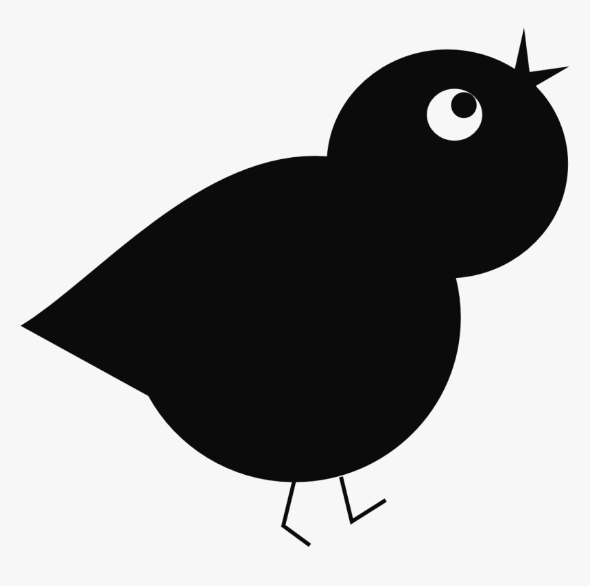 Bird Drawing Tutorial Clip Art - Simple Bird Drawing On Tree, HD Png Download, Free Download