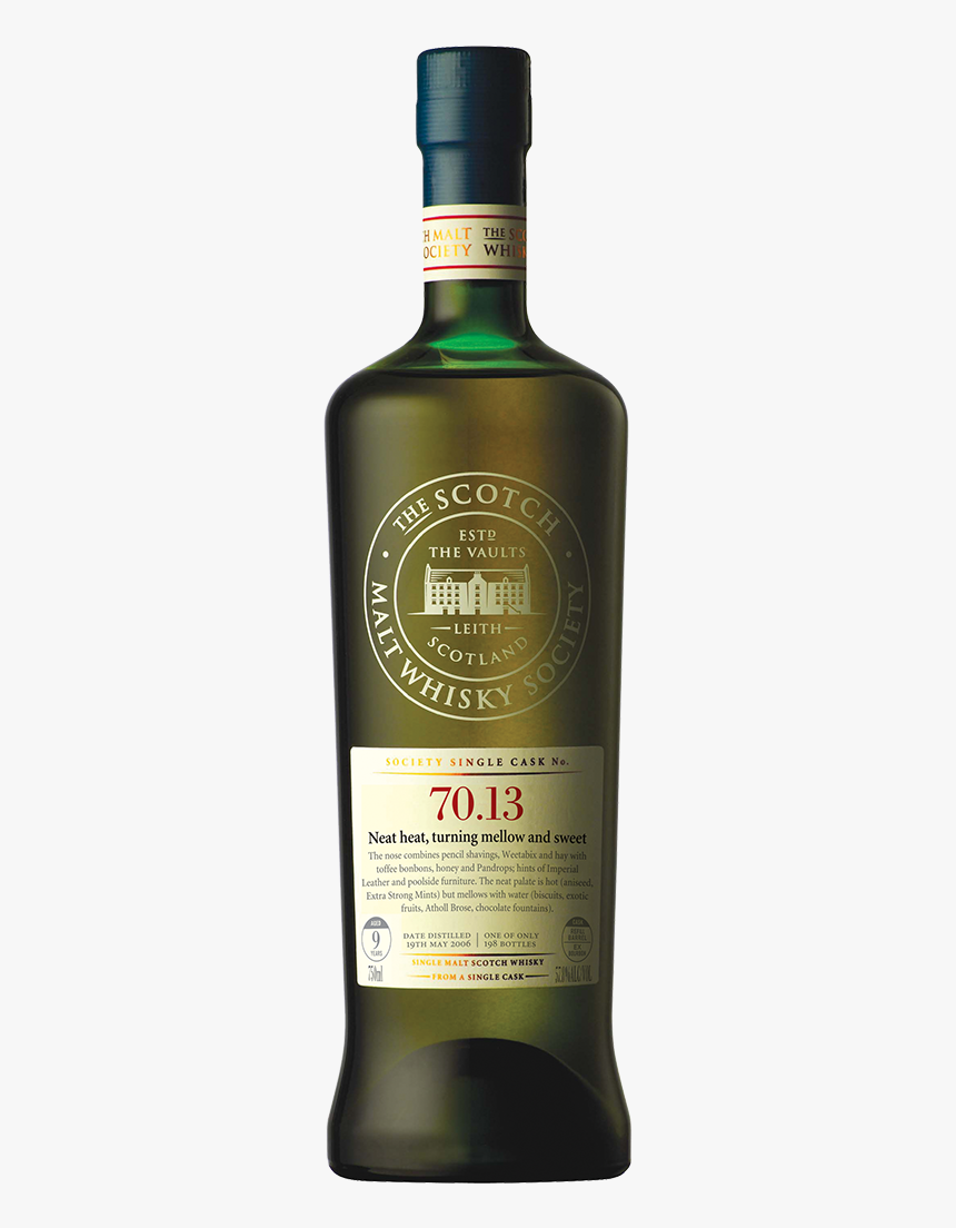 Cask No - 70 - - Scotch Malt Whisky Society 26 Year, HD Png Download, Free Download