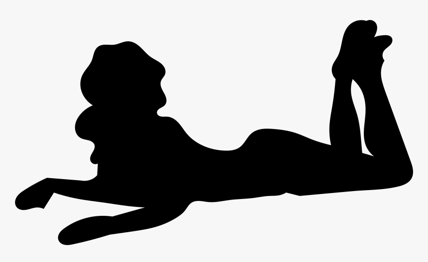 Beach Girl Silhouette Png, Transparent Png, Free Download