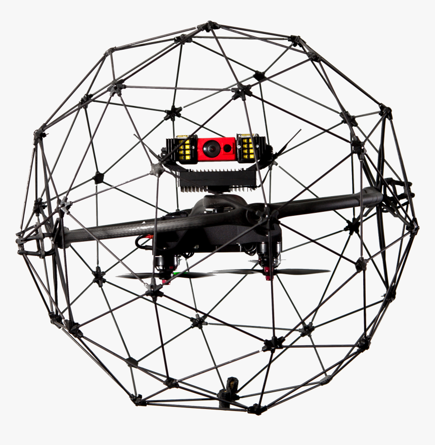 Discover The First Collision-tolerant Drone, Designed - Flyability Elios, HD Png Download, Free Download