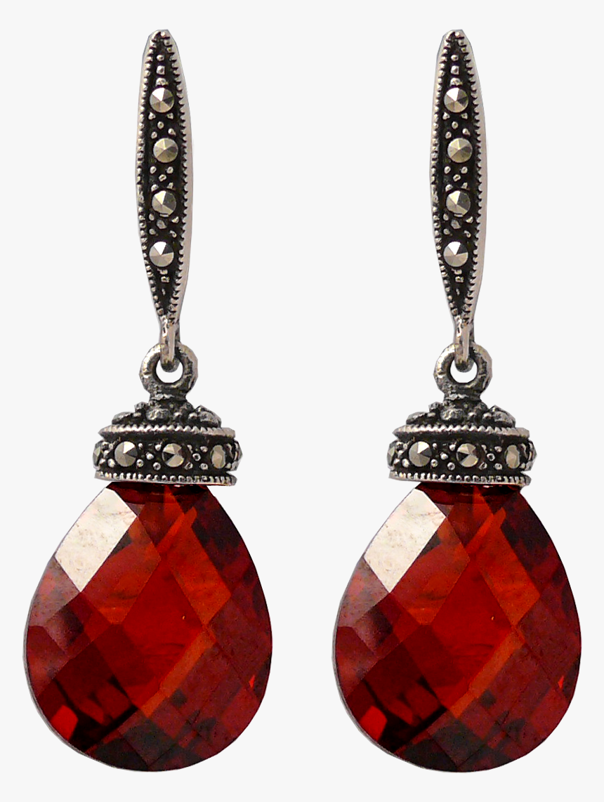 Ruby - Earrings .png, Transparent Png, Free Download