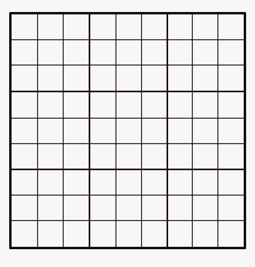 Transparent White Grid Png - Sudoku Killer, Png Download, Free Download