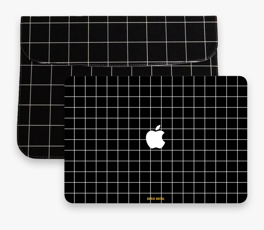 Black Grid Skin Sleeve Bundle Set - Mosaic, HD Png Download, Free Download