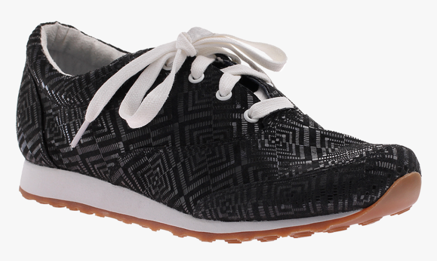 Jogger In Black Grid Women"s Sneaker - Sneakers, HD Png Download, Free Download