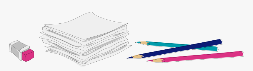 Colored Pencils Supplies - Paper, HD Png Download, Free Download