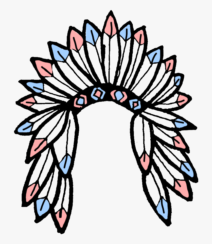 Native American Headdress Transparent Clipart , Png - Native American Headdress Clipart, Png Download, Free Download