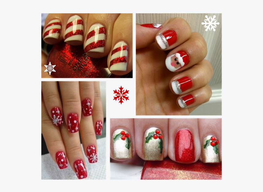 Christmas Nail Art Inspiration - Christmas Nail Designs, HD Png Download, Free Download