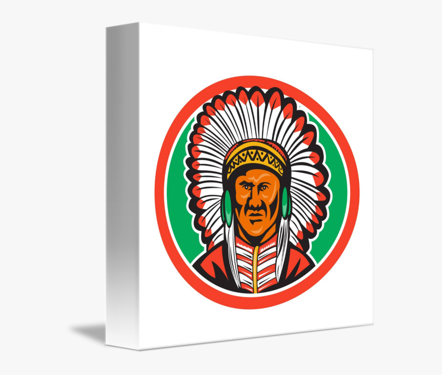 Transparent Native American Chief Clipart - Native American Chief Emoji, HD Png Download, Free Download
