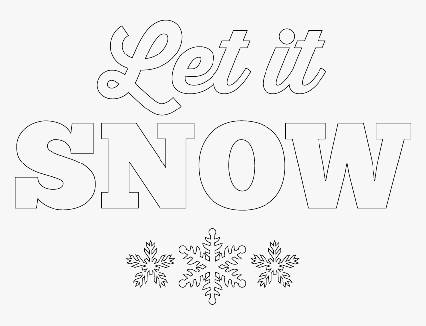 Transparent Falling Snow Png - Line Art, Png Download, Free Download