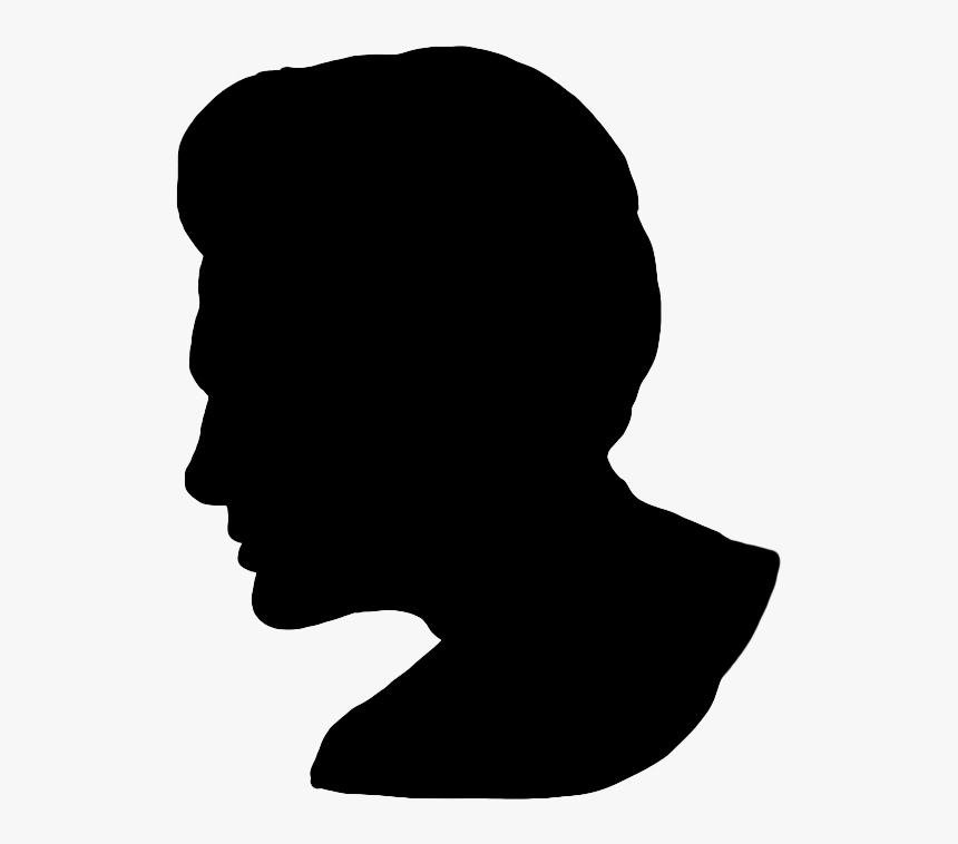 Clip Art Face Silhouettes Of Men - Man Head Silhouette Clipart, HD Png Download, Free Download