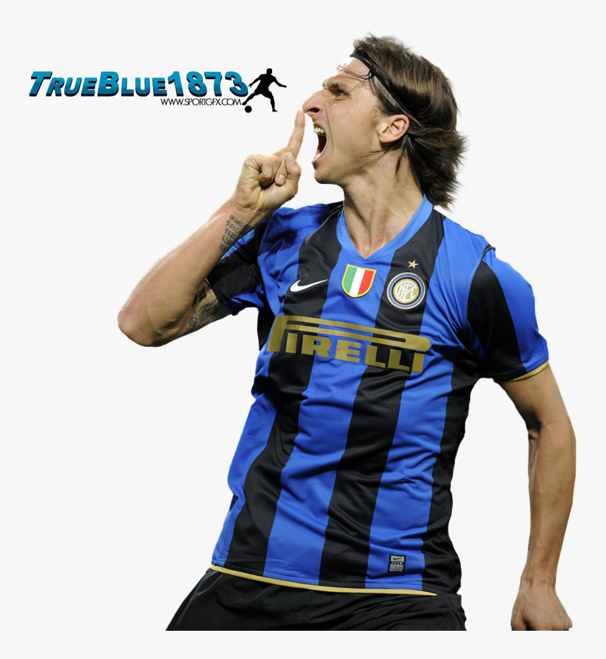 Transparent Zlatan Ibrahimovic Png - Zlatan Ibrahimovic Inter De Milan Png, Png Download, Free Download