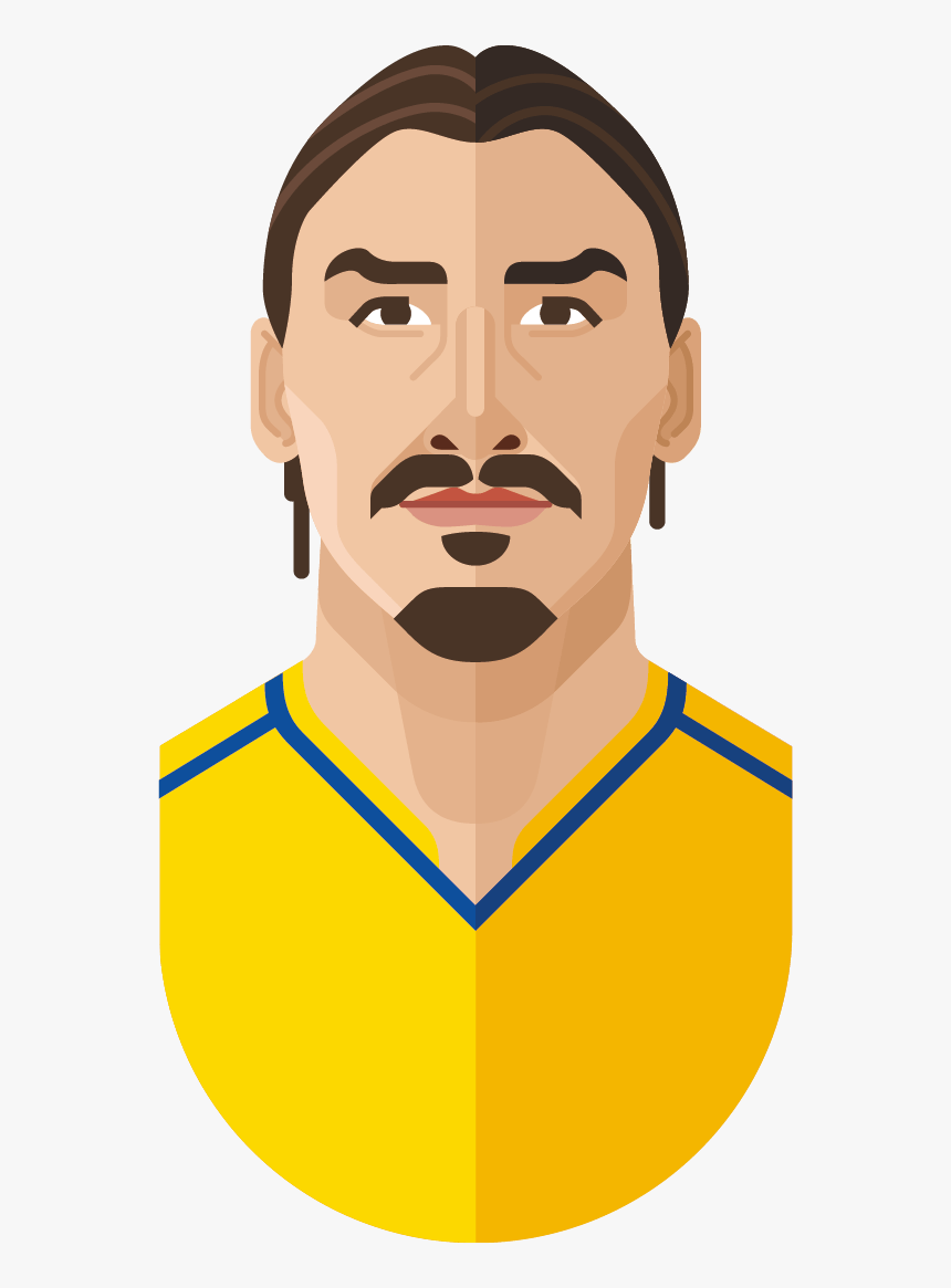 Zlatan Ibrahimovic Poster - Zlatan Ibrahimovic Cartoon, HD Png Download, Free Download