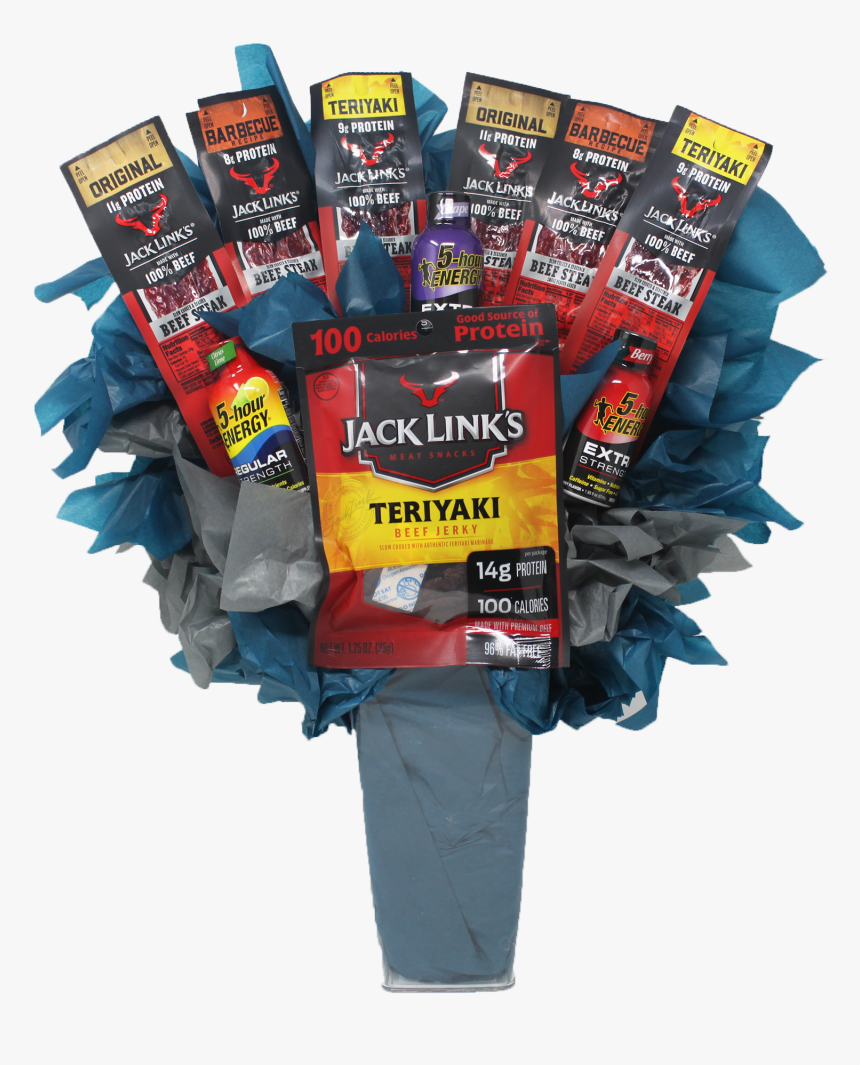 All Jacked Up Jerky Bouquet - Packaging And Labeling, HD Png Download, Free Download