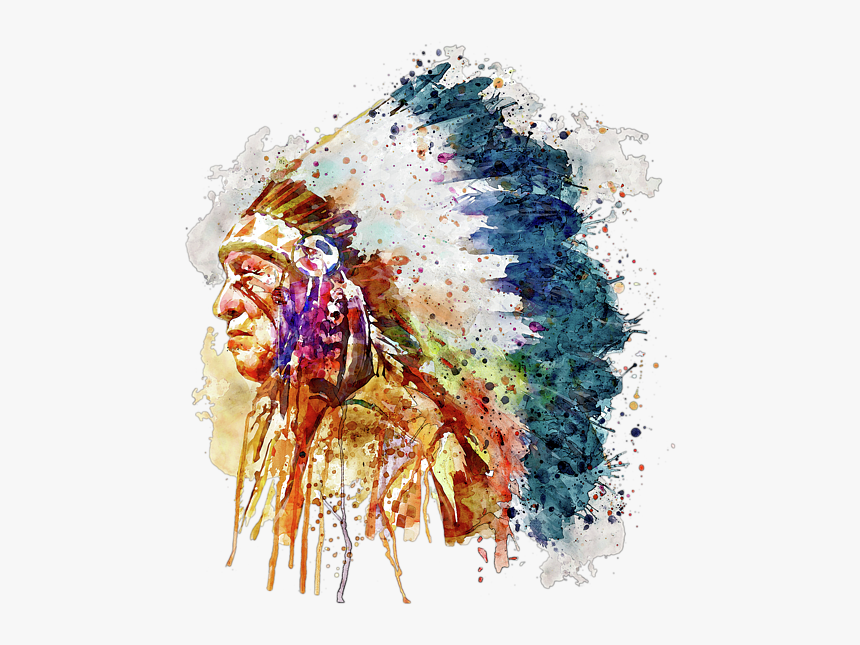 Native American Chief Art, HD Png Download, Free Download